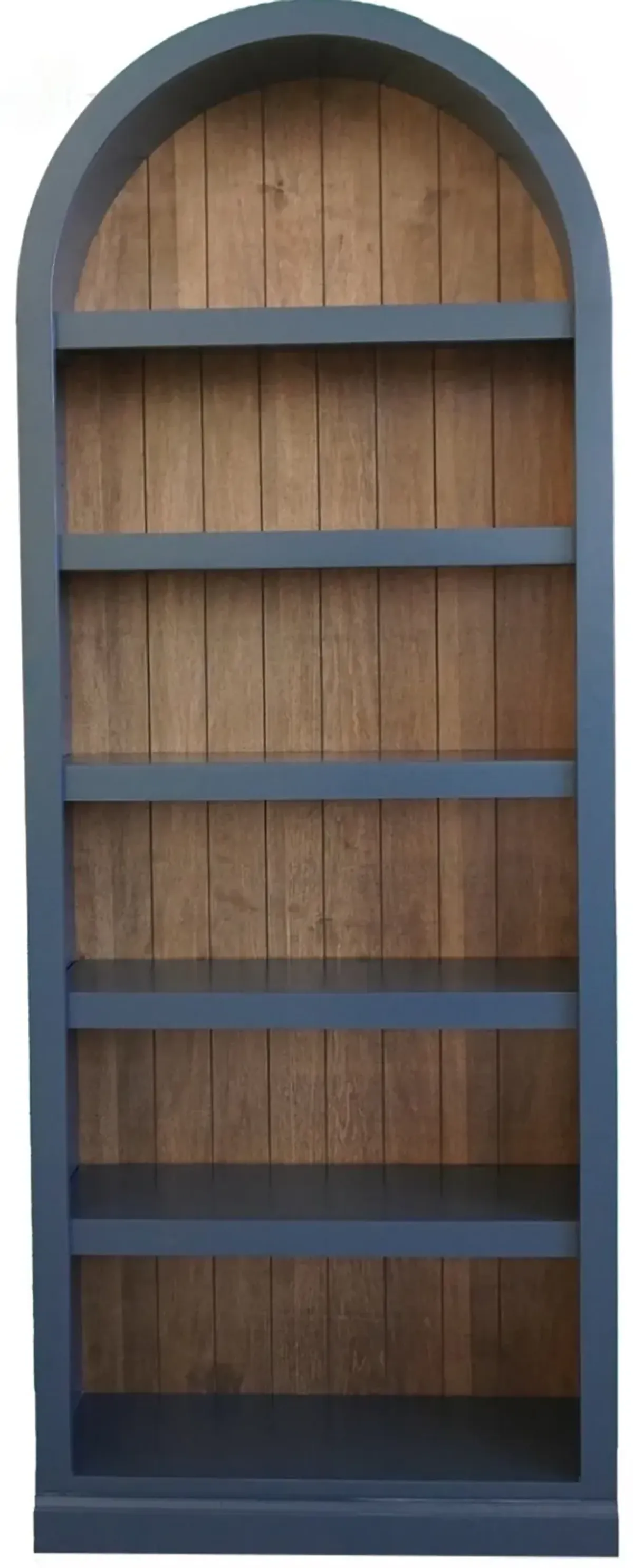 Artiste Blue 84" Arch Bookcase