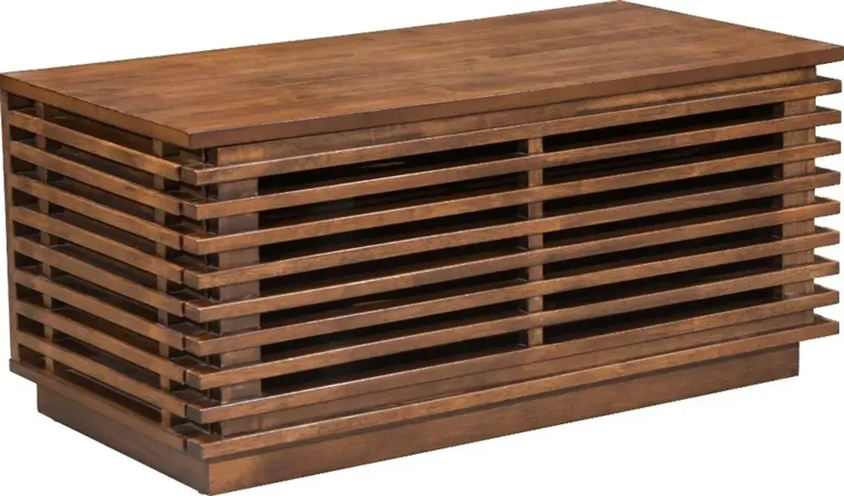 Arosio Brown TV Stand