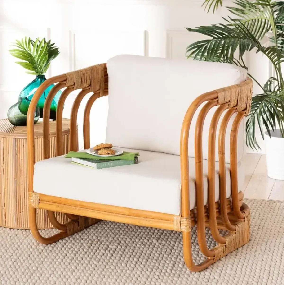 Corsa Bohemian Natural Rattan Armchair