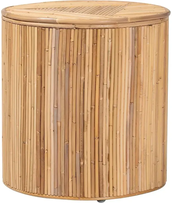 Milagra Light Brown End Table