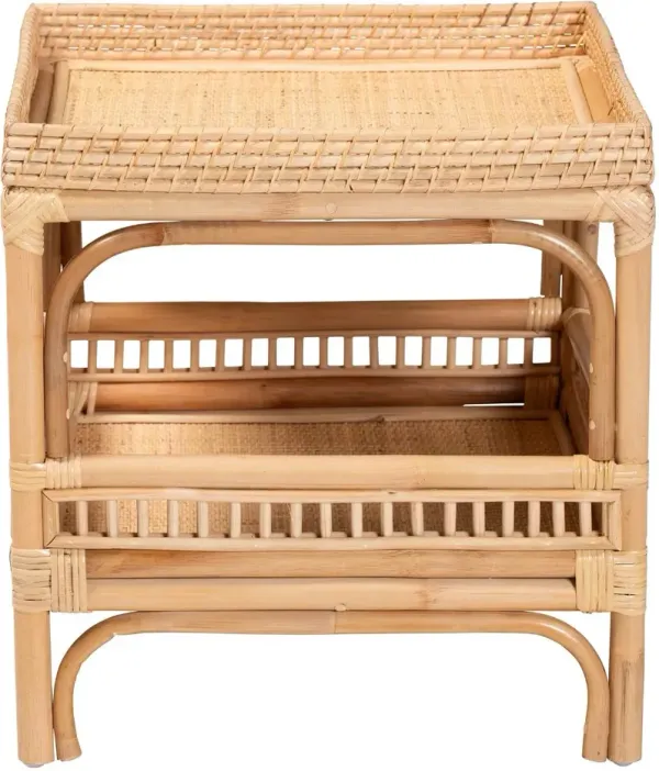 Lombok Light Brown End Table