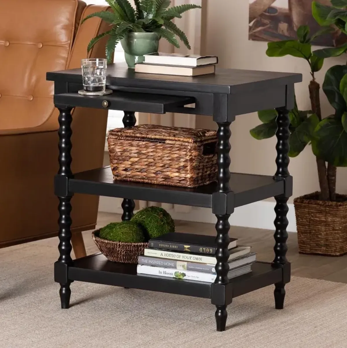 Imogene Black End Table