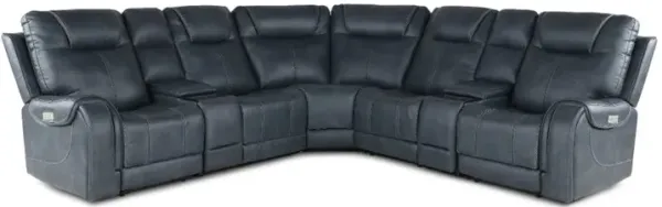 Conway Slate Gray 7 Piece Power Reclining Sectional