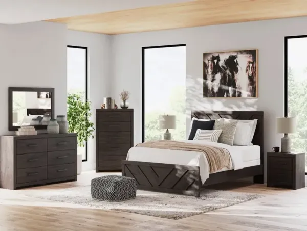 Bedford Black 3 Piece Queen Bedroom Set