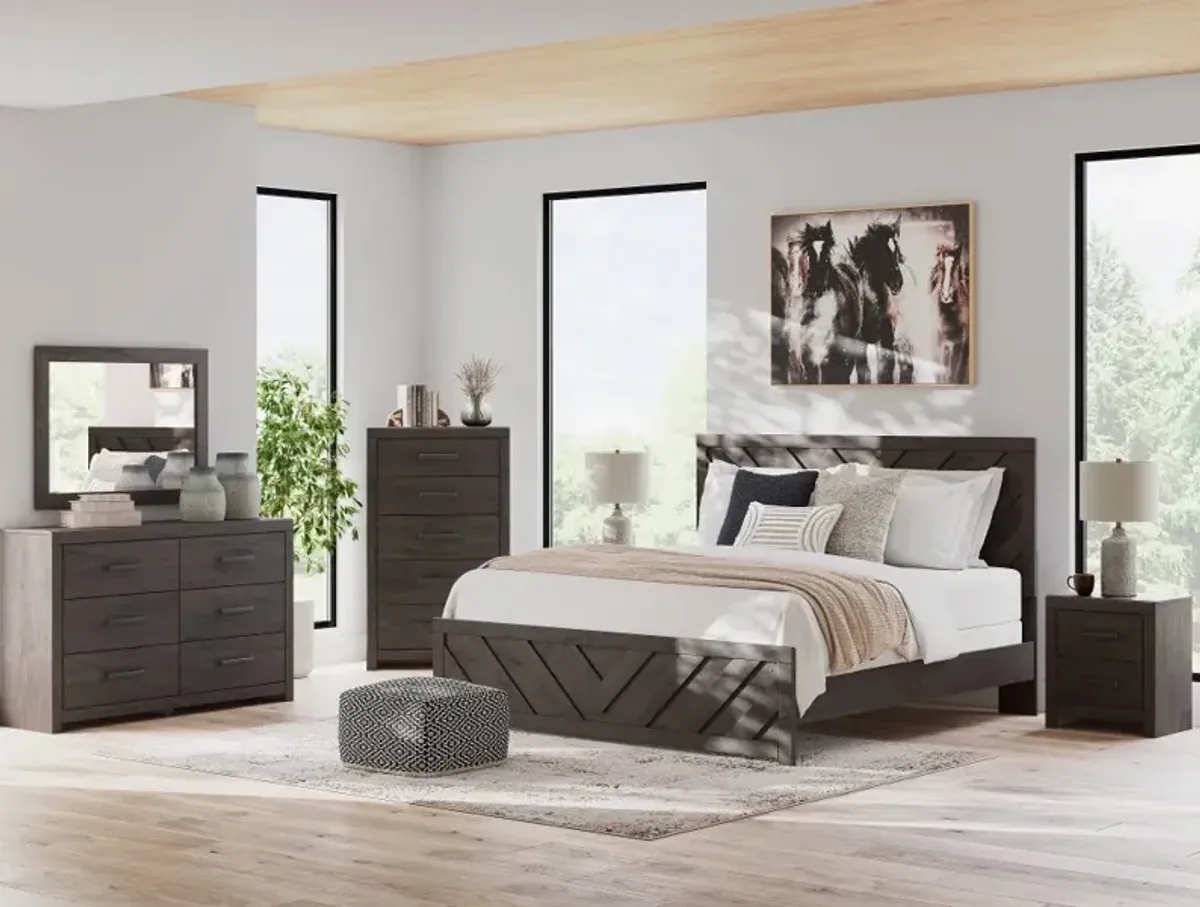 Bedford Black 3 Piece King Bedroom Set