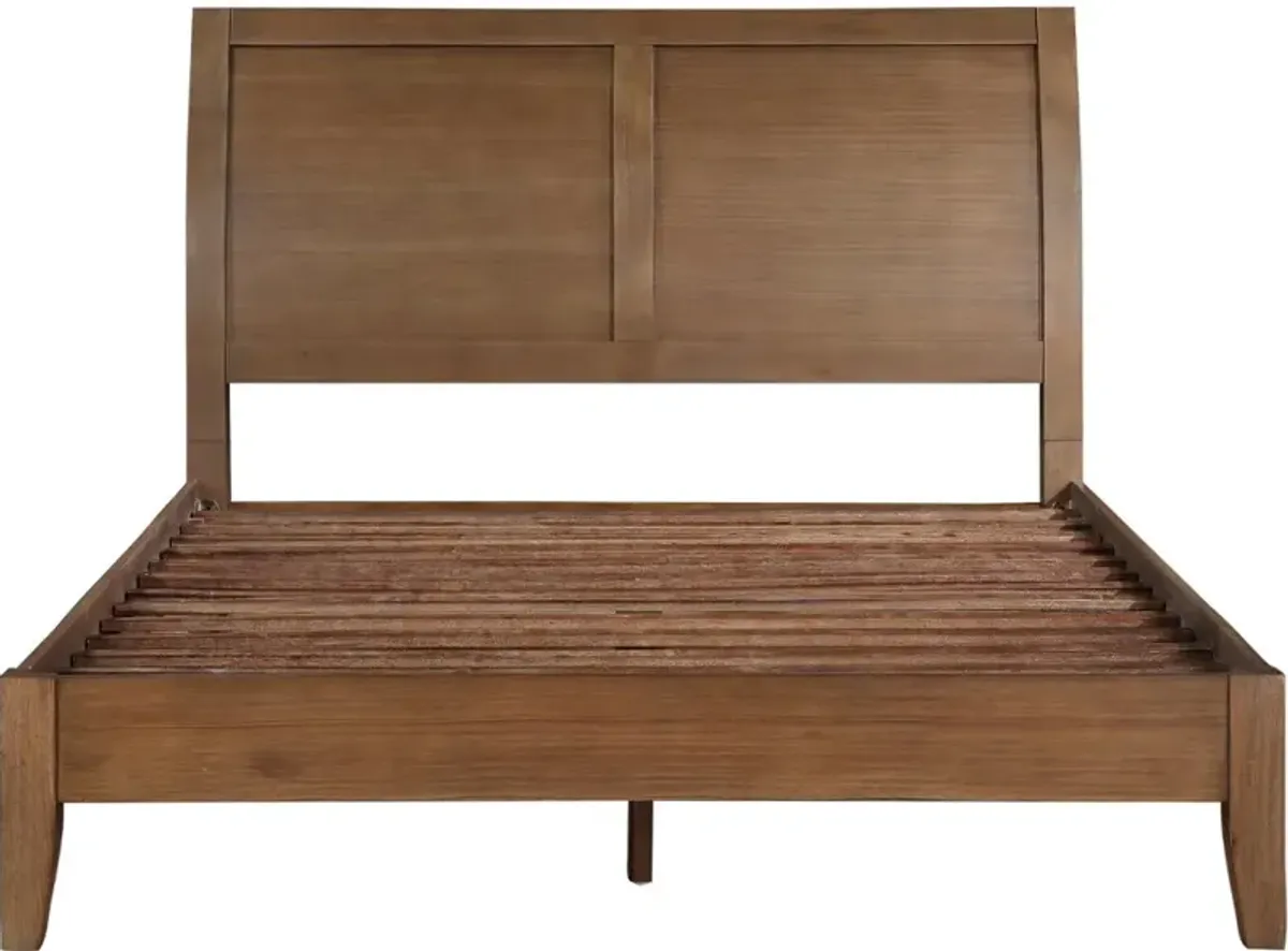 Everest Brown King Platform Bed