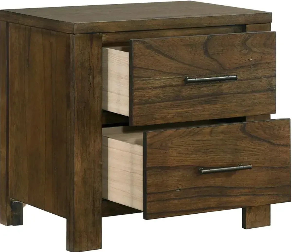 Summit Oak Brown Nightstand