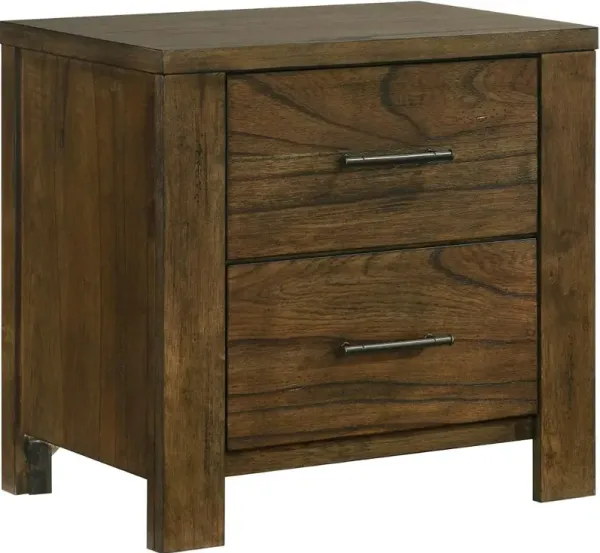 Summit Oak Brown Nightstand