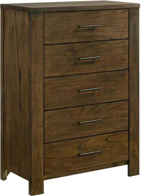 Summit Oak Brown Chest of Drawers