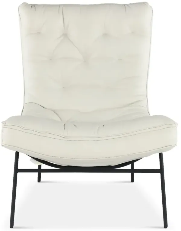 Zen Ice White Accent Chair