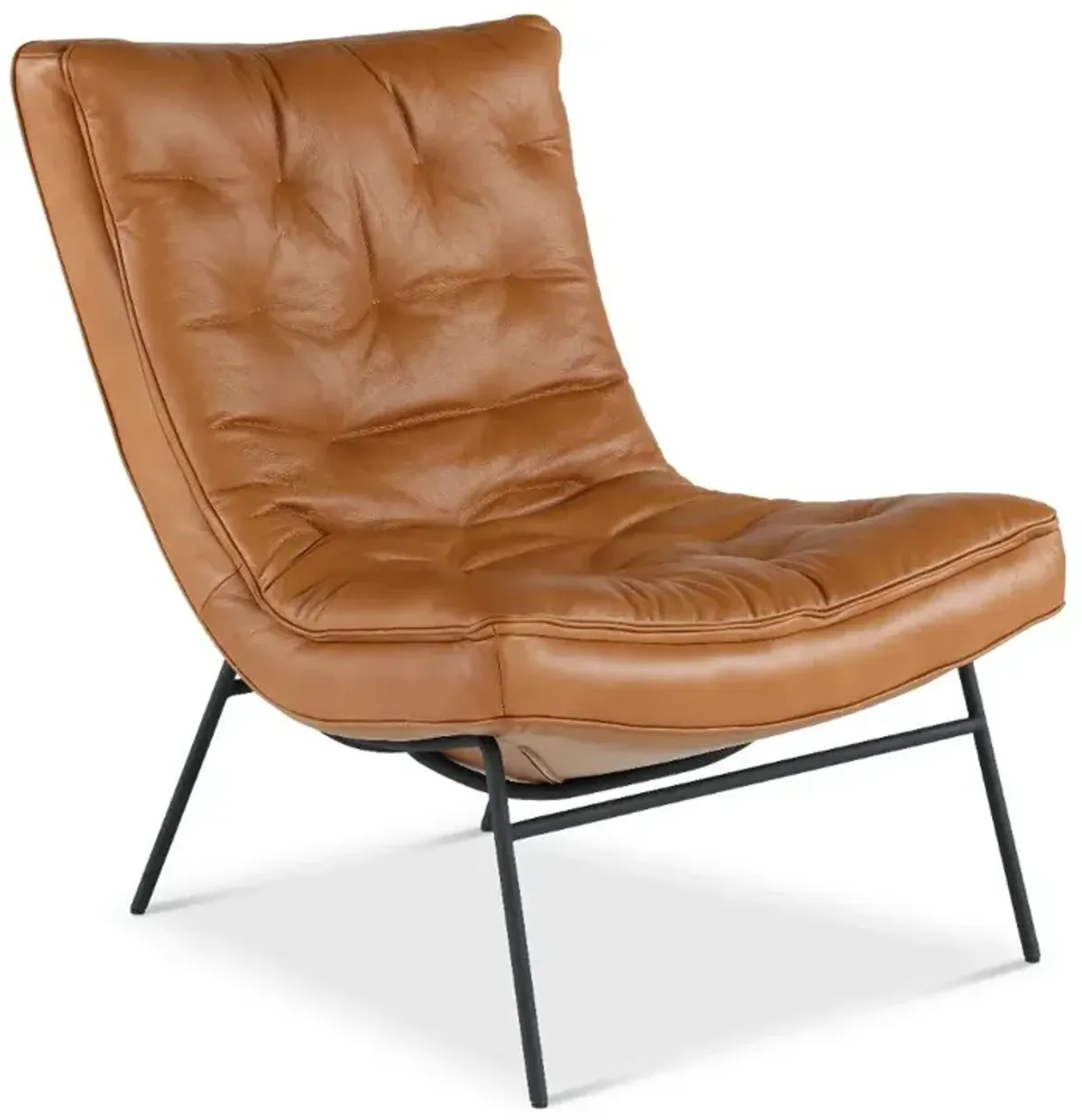 Zen Caramel Brown Accent Chair