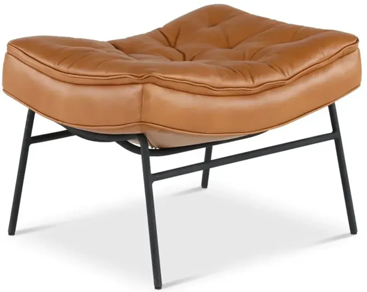 Zen Caramel Brown Ottoman