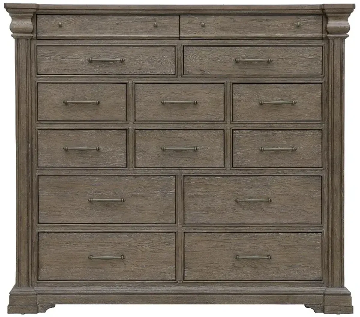 Madison Ridge Natural Bark Brown Large Chest