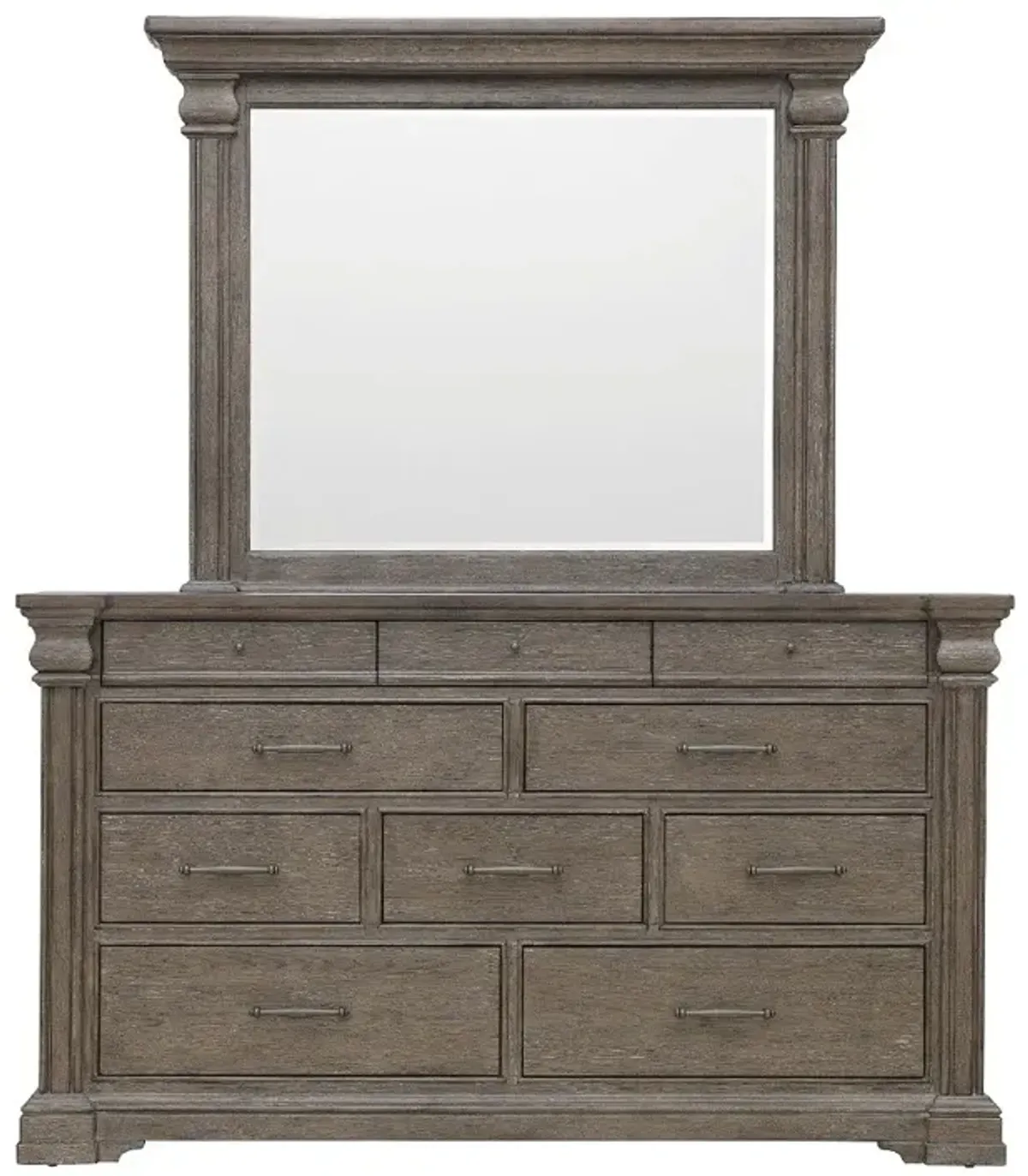 Madison Ridge Natural Bark Brown Dresser