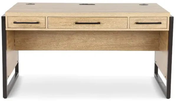 Mason Natural and Black Writing Desk