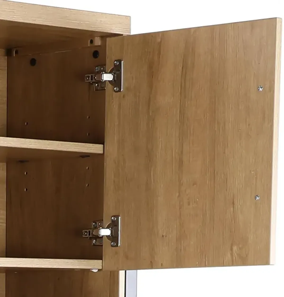 Mason Natural and Black Credenza and Hutch