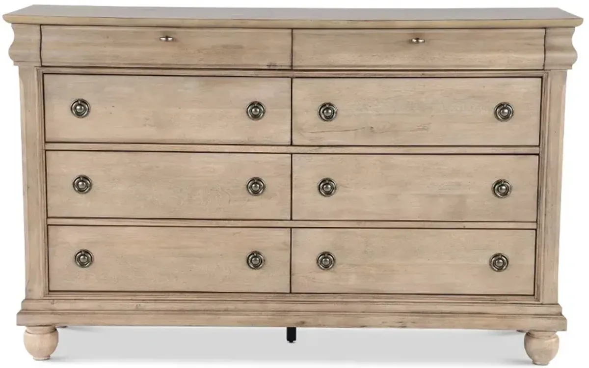 Traditions Saddle Tan Dresser
