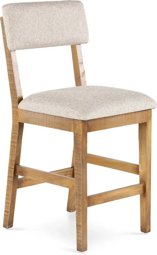 Pacifico Natural Caramel Counter Height Stool