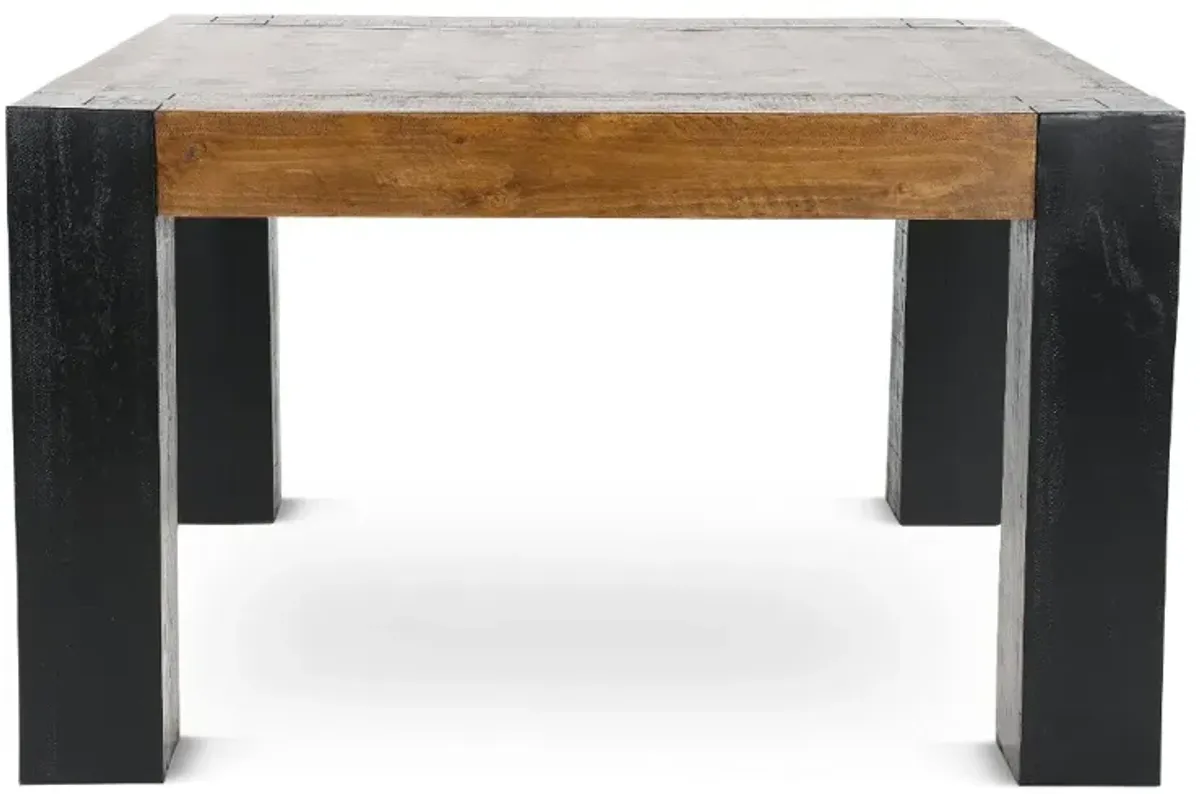 Pacifico Black and Brown Counter Height Dining Table
