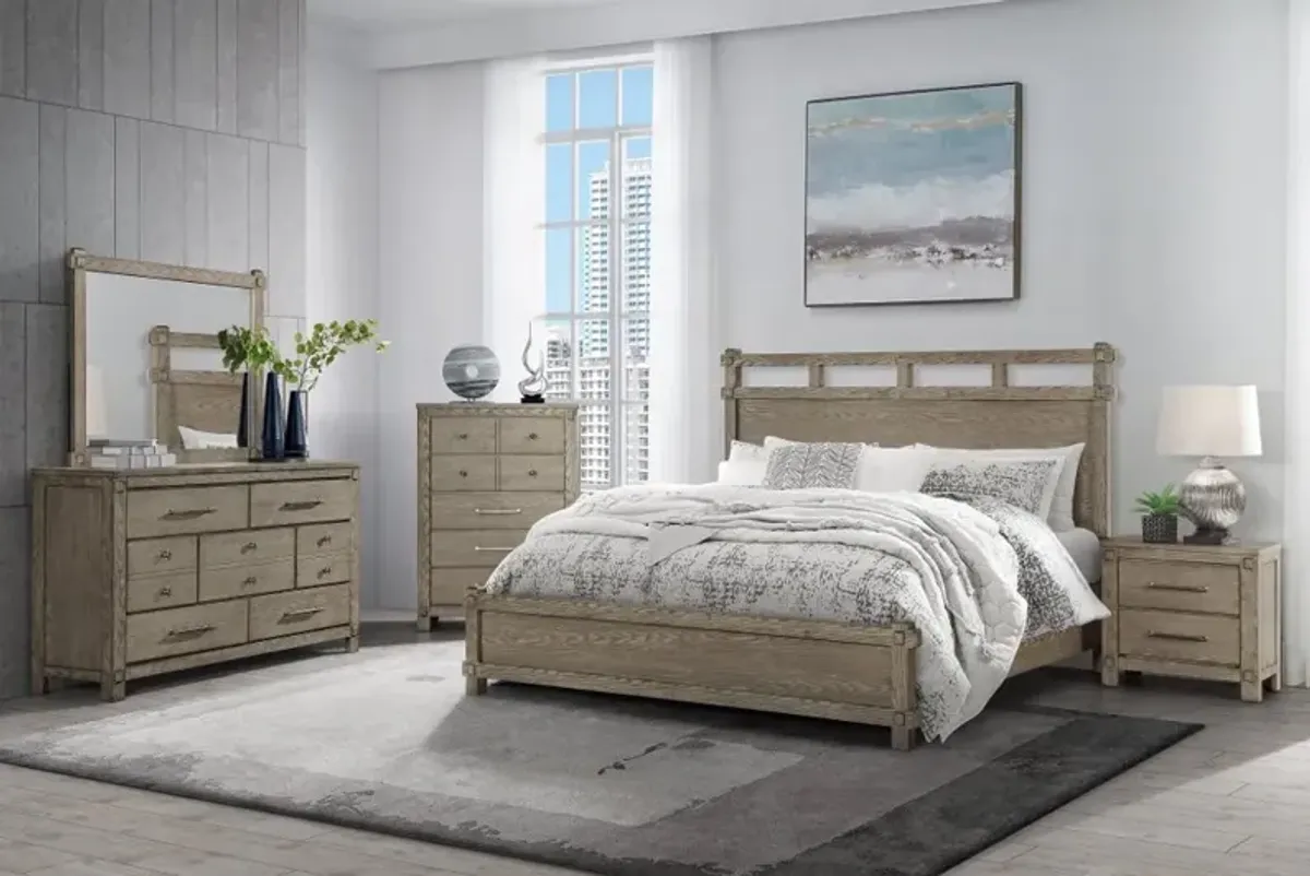 Otis Light Brown King Bed