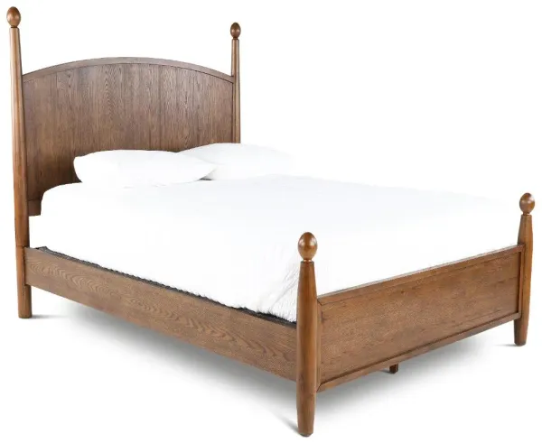 Calhoun Whiskey Oak Queen Bed