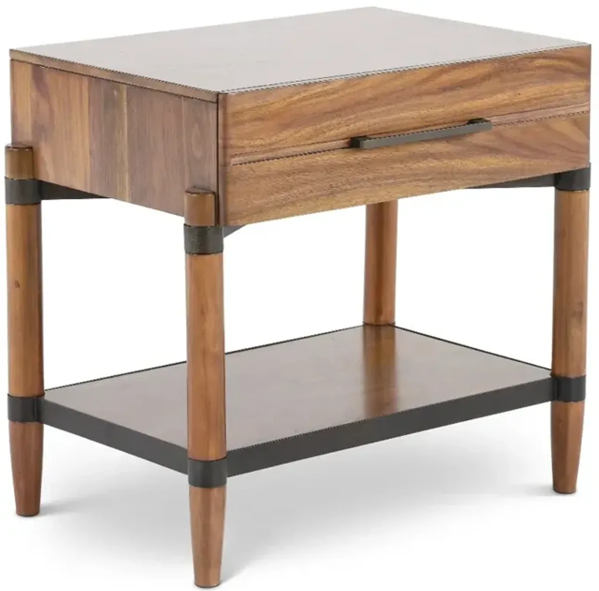 Tranquility Walnut Brown Nightstand