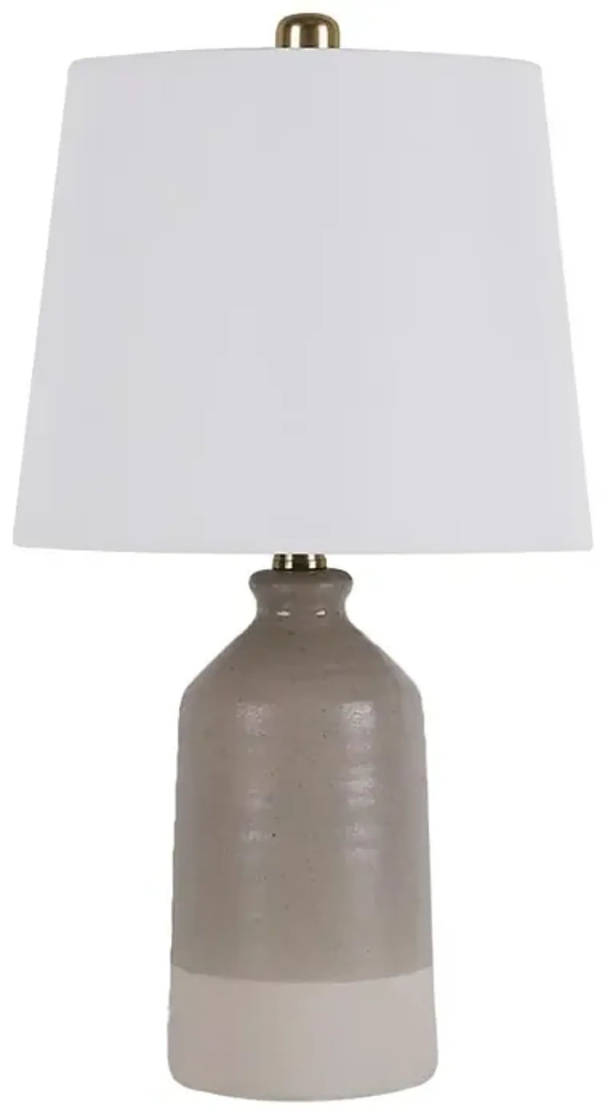 Gray Ceramic Table Lamp
