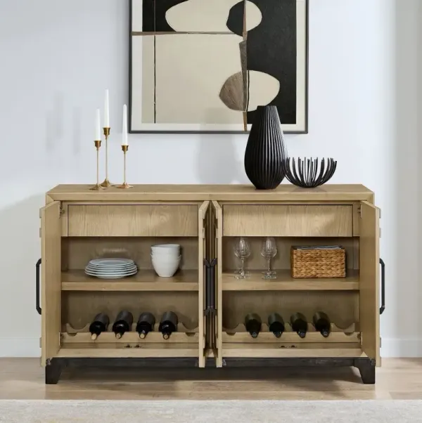Sagamore Buffet w/ Wine Storage by Raymour Flanigan