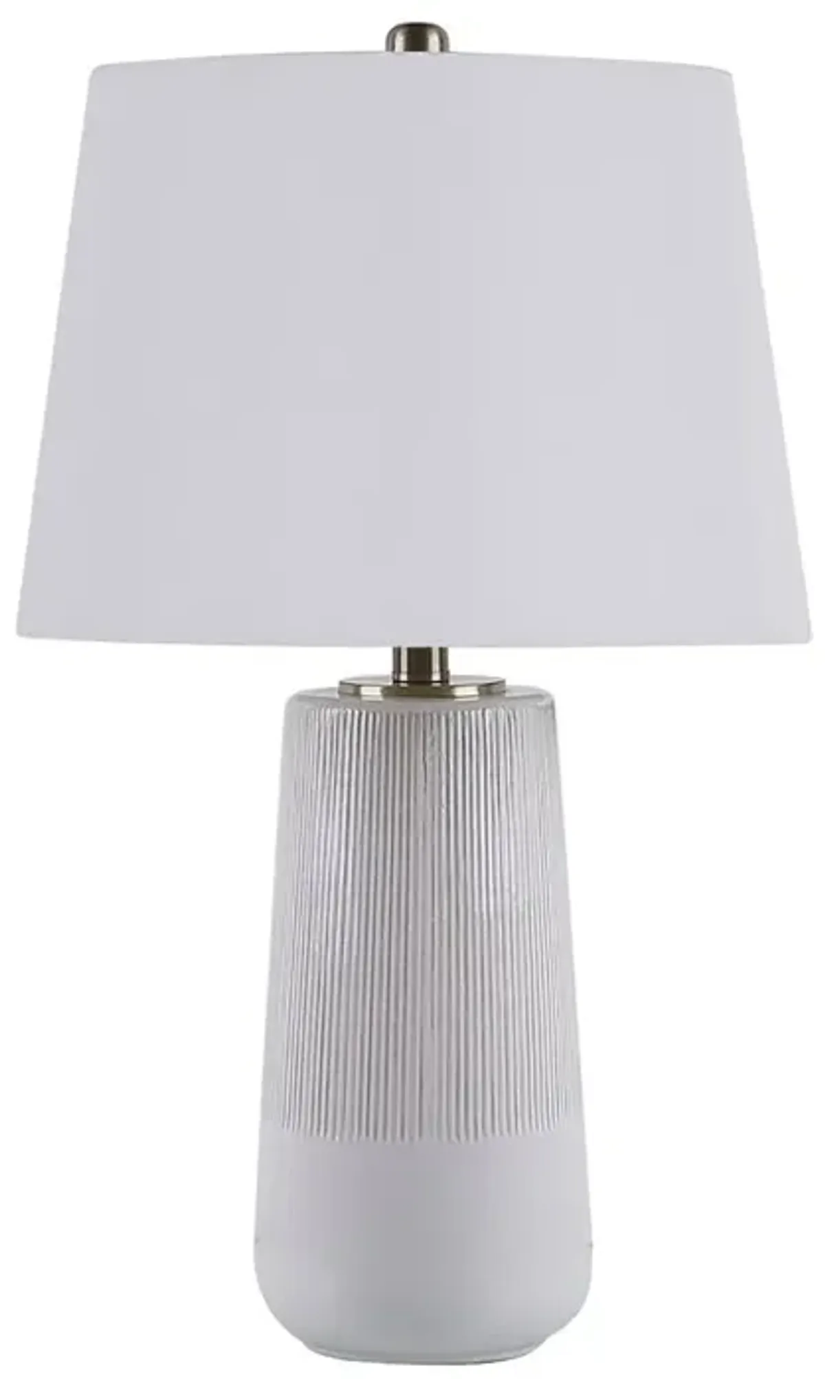 Ceramic White Table Lamp