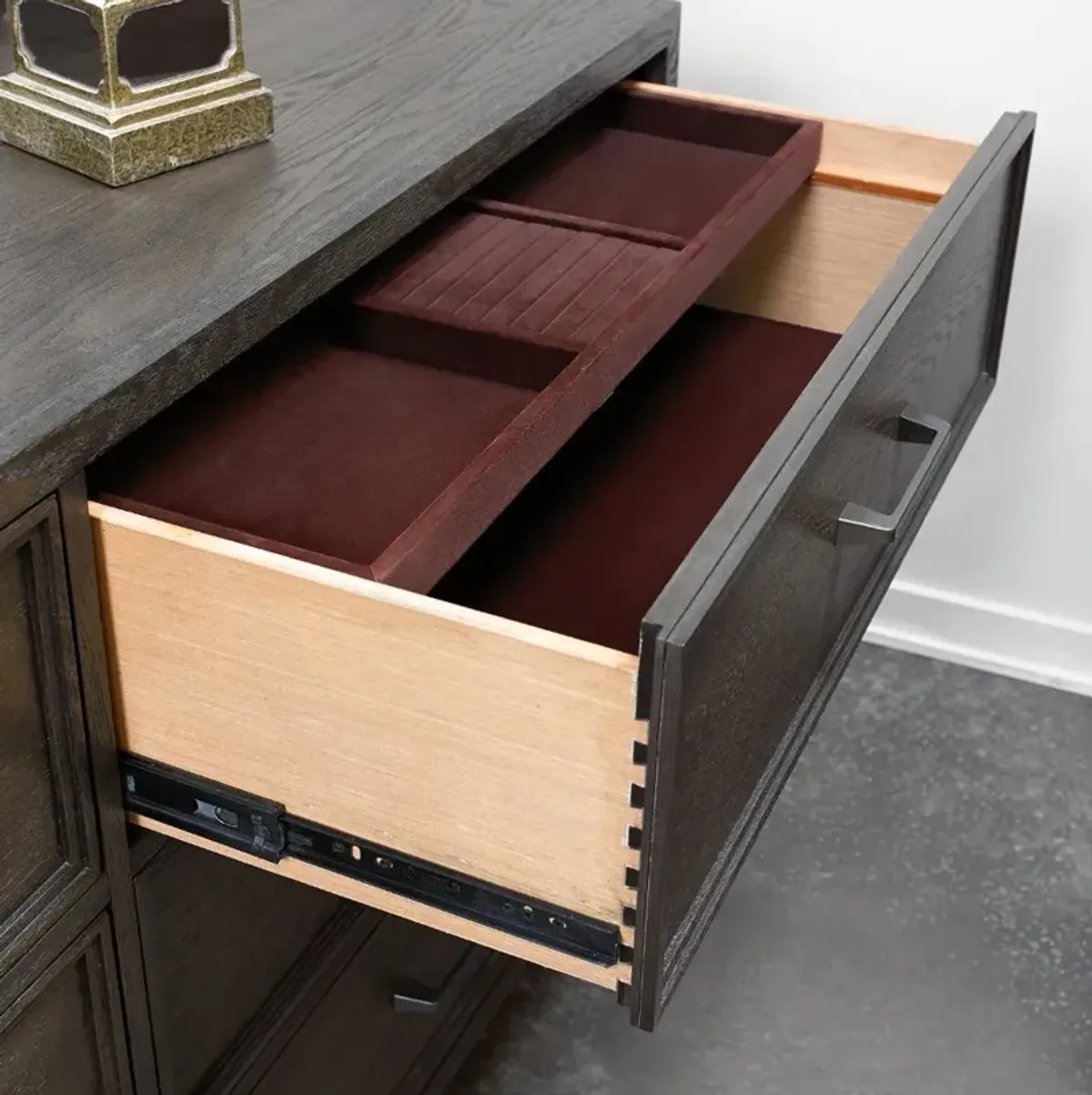 Wallburg Dark Brown Dresser