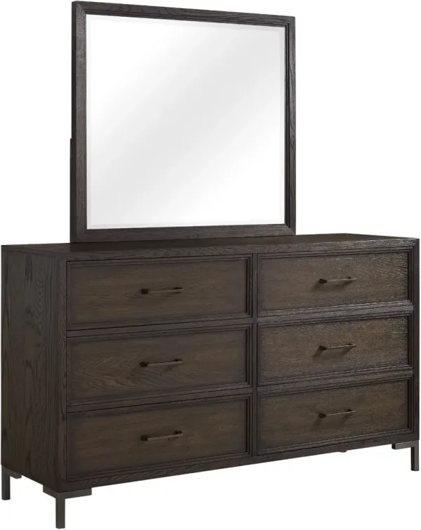 Wallburg Dark Brown Dresser