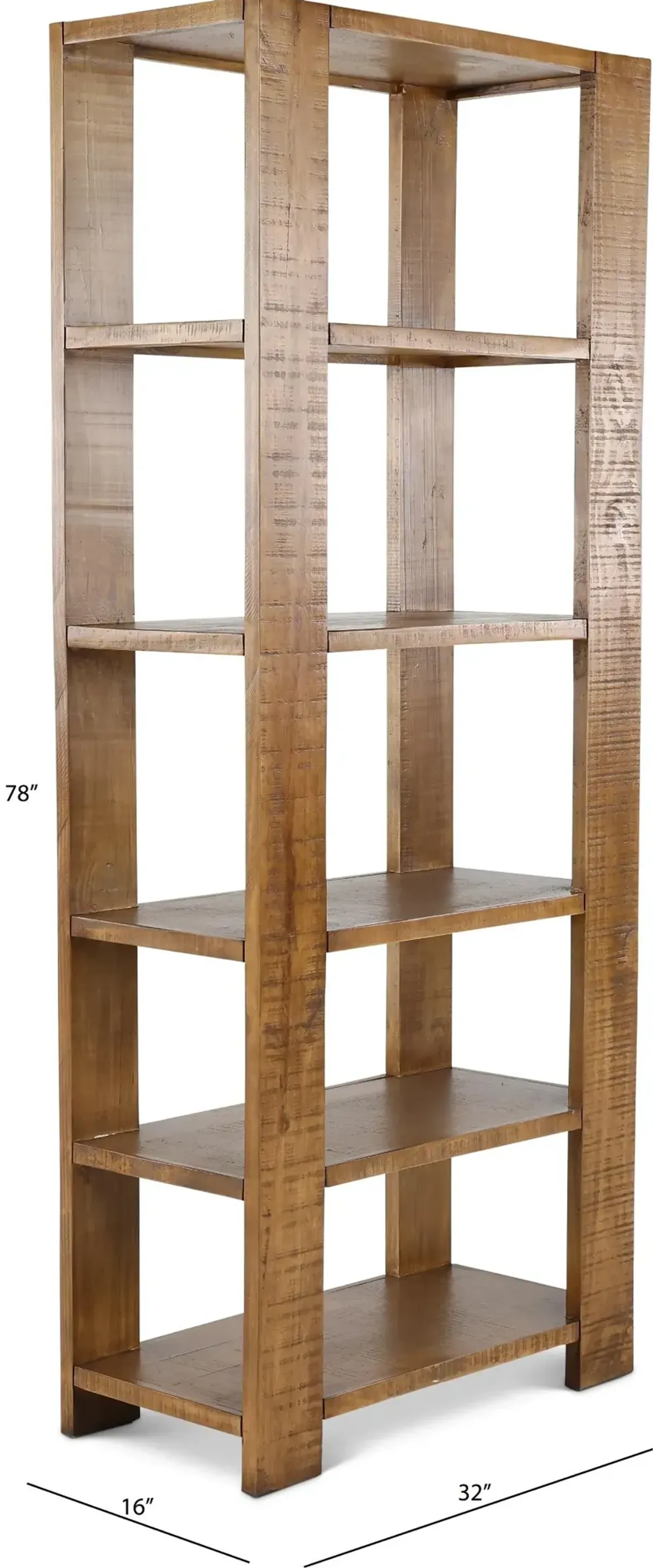 Pacifico Brown Bookcase Pier