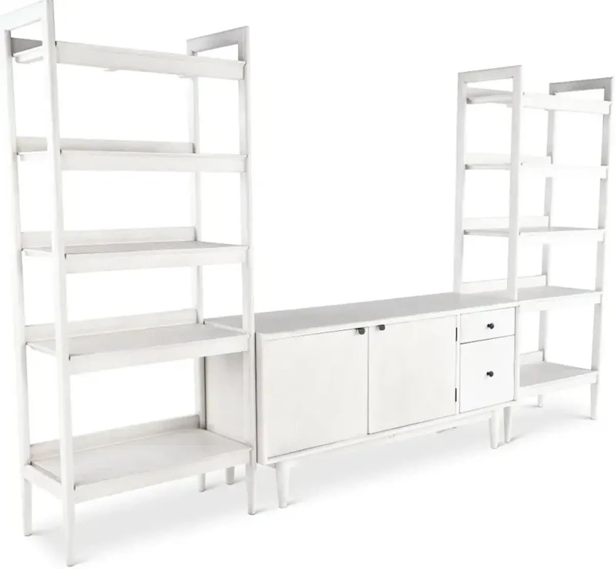 Marabella Peg White Entertainment Center