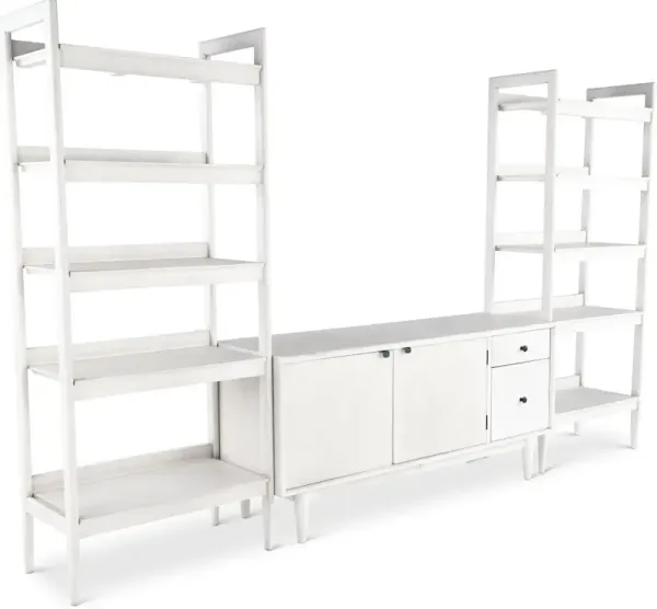 Marabella Peg White Entertainment Center