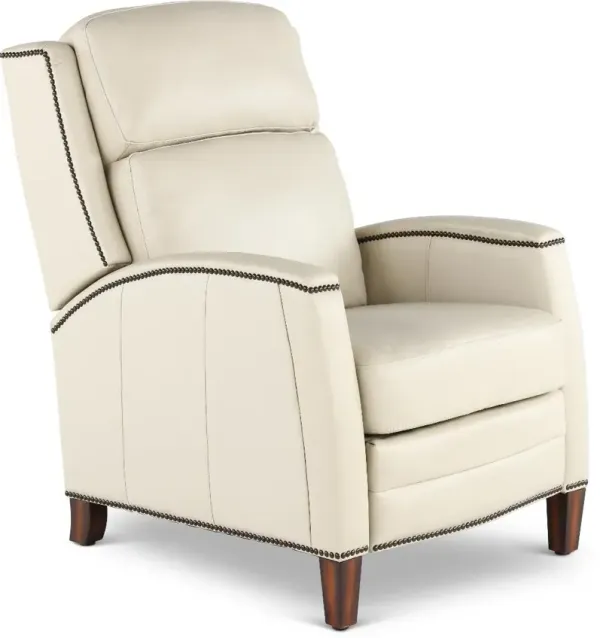 Vermont Pearl Pushback High-Leg Recliner