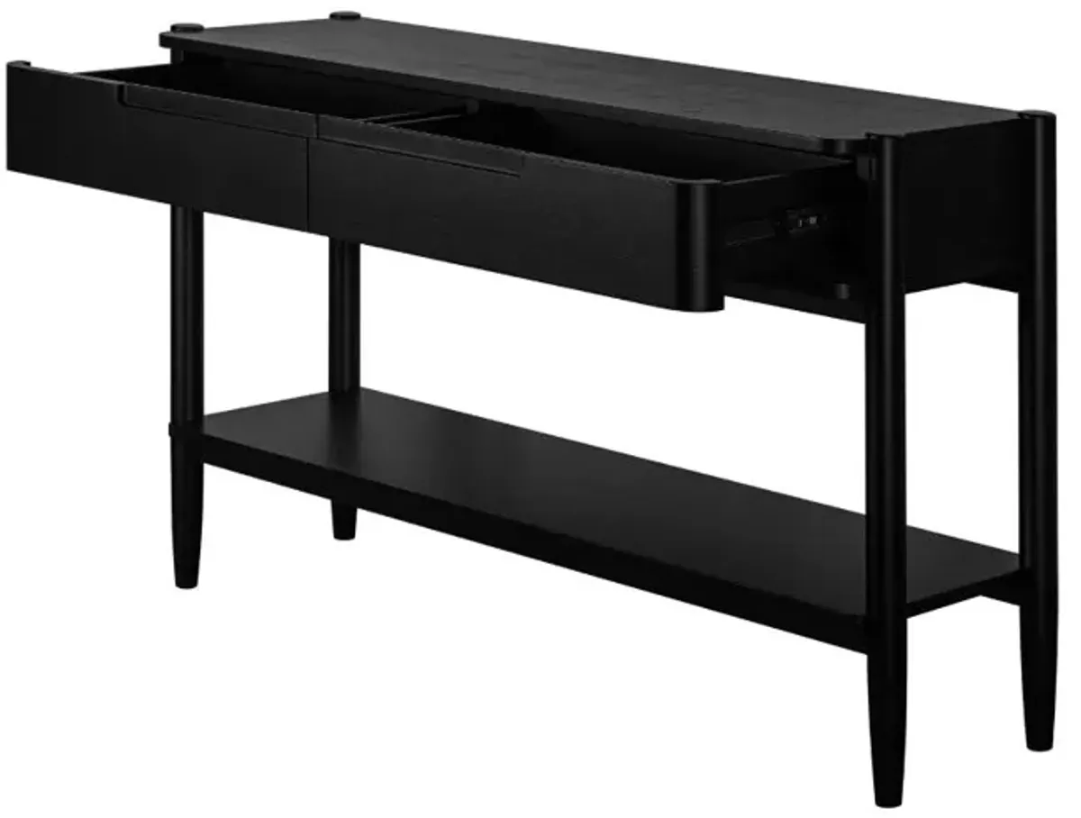 Casal Black Sofa Table