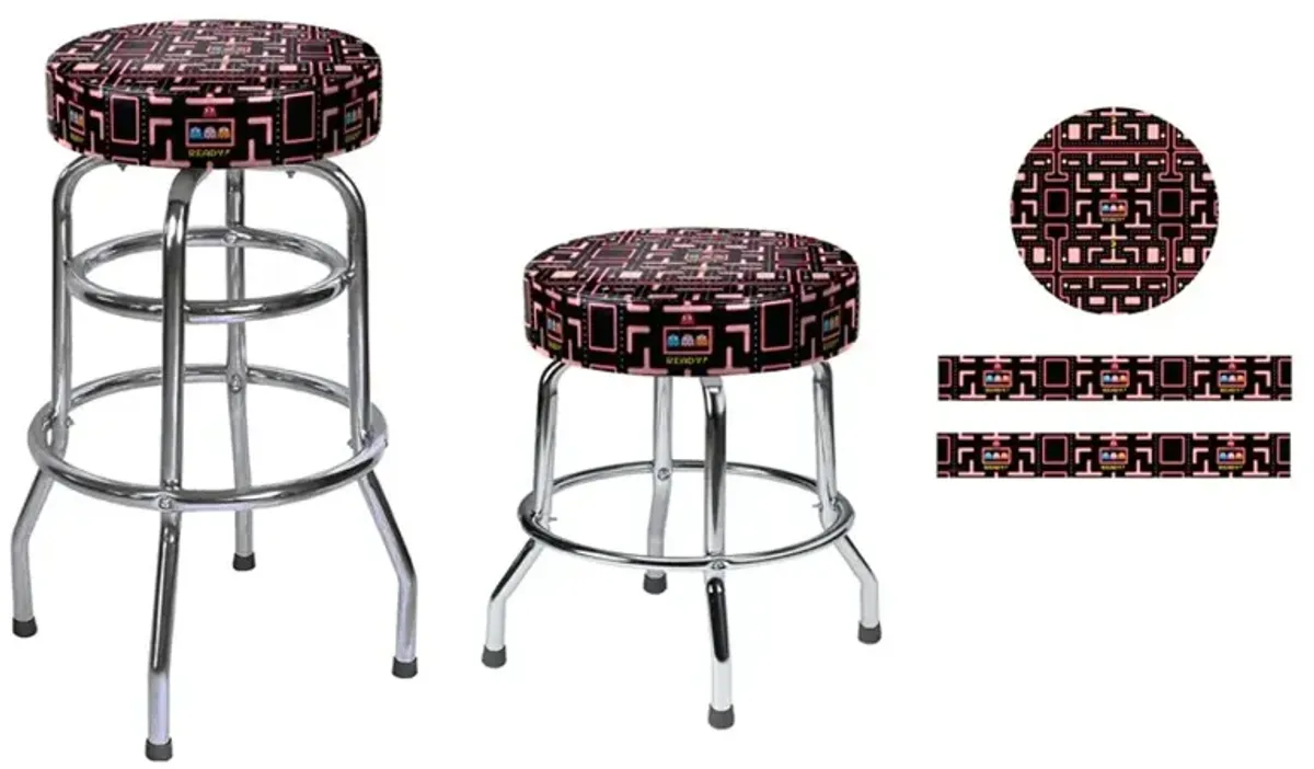 Namco Ms. PacMan 30" Maze Bar Stool