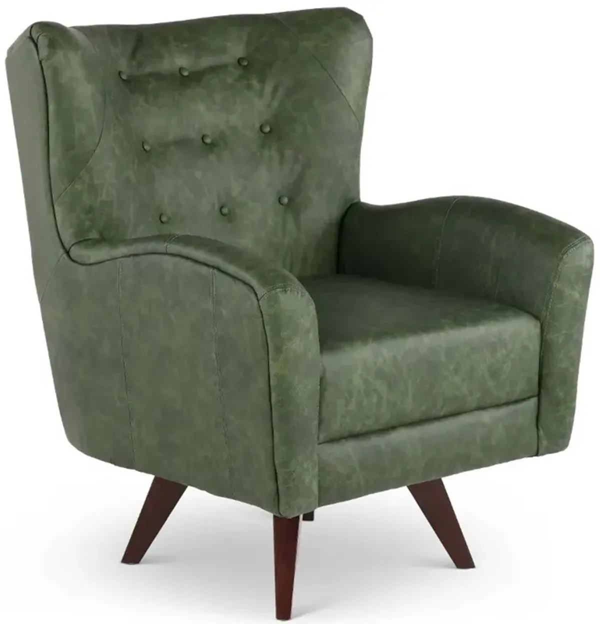 Harlow Green Decoy Swivel Chair