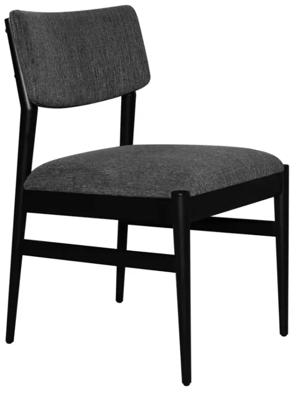 Casal Dark Gray and Black Dining Chair
