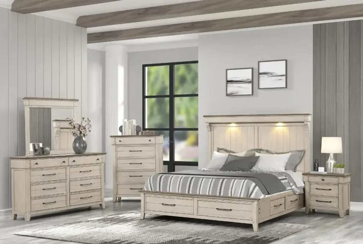 Waterbury Light Gray Dresser
