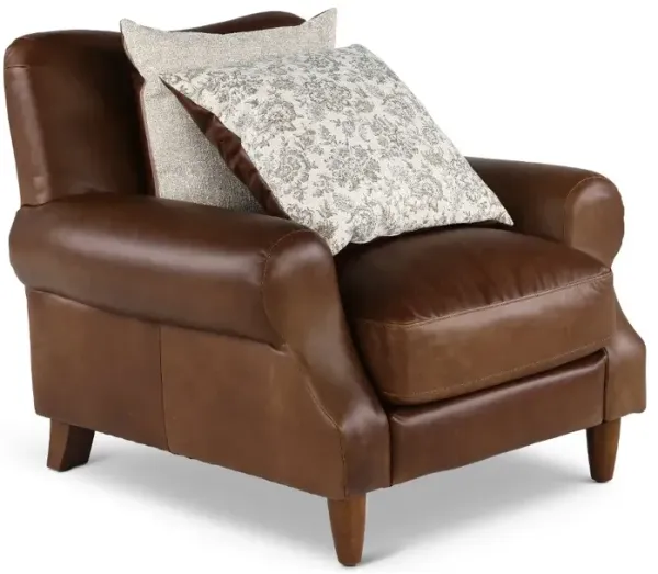 Rigby Brown Leather Chair