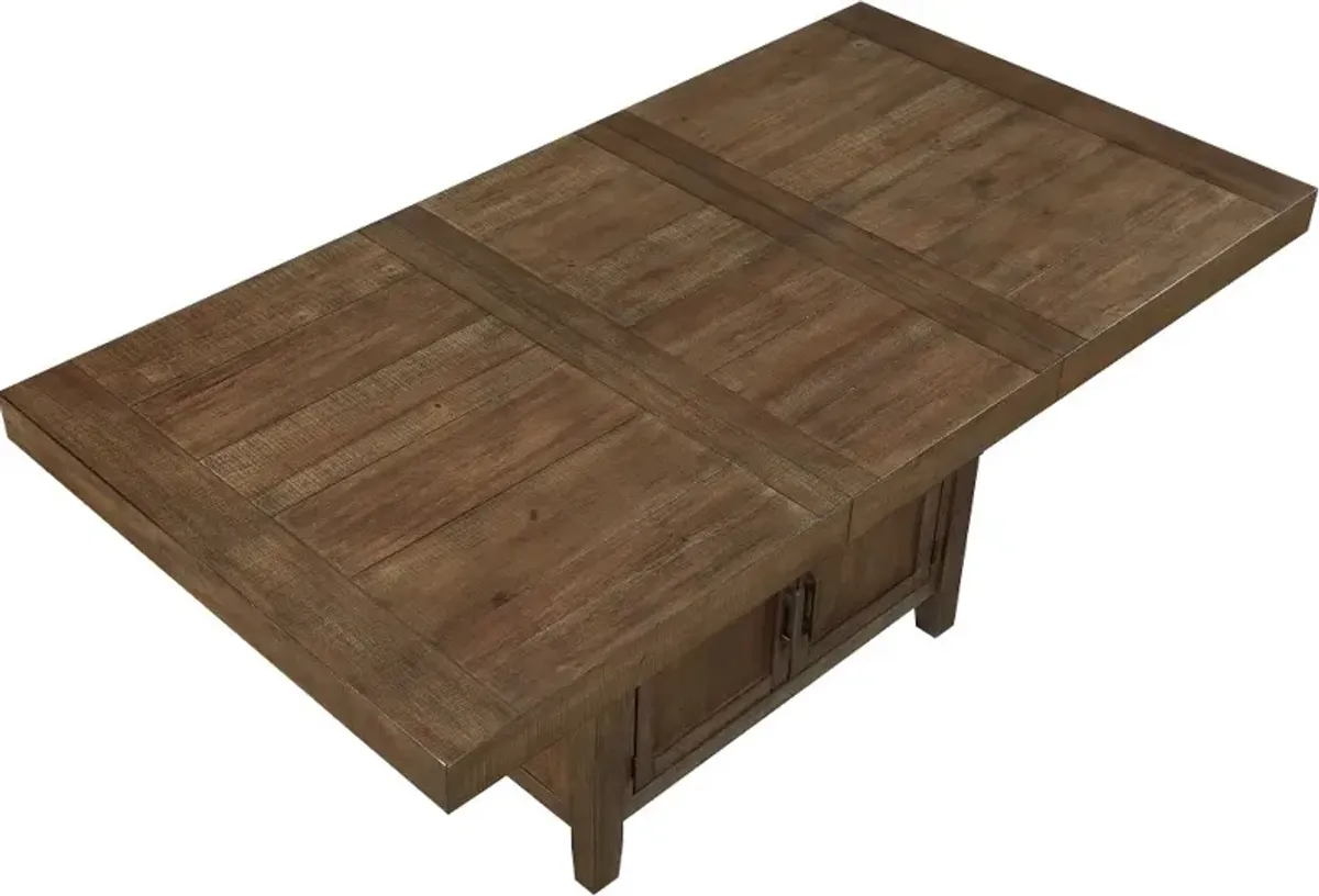 Garland Toffee Brown 5 Piece Counter Height Dining Set
