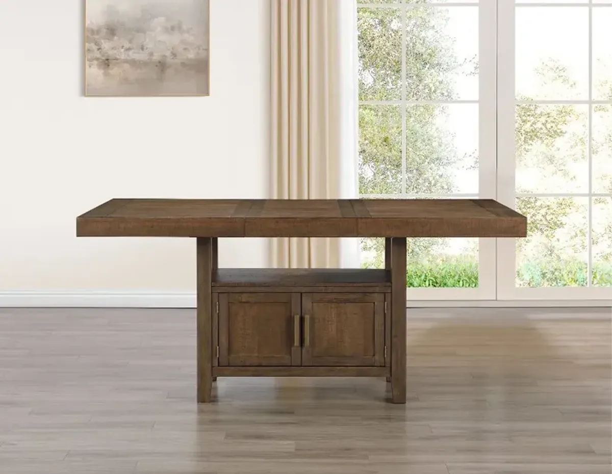 Garland Toffee Brown 5 Piece Counter Height Dining Set