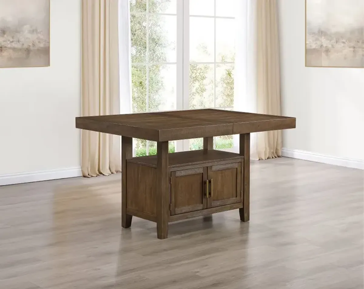 Garland Toffee Brown 5 Piece Counter Height Dining Set