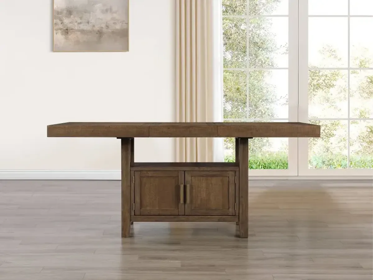 Garland Toffee Brown 5 Piece Counter Height Dining Set