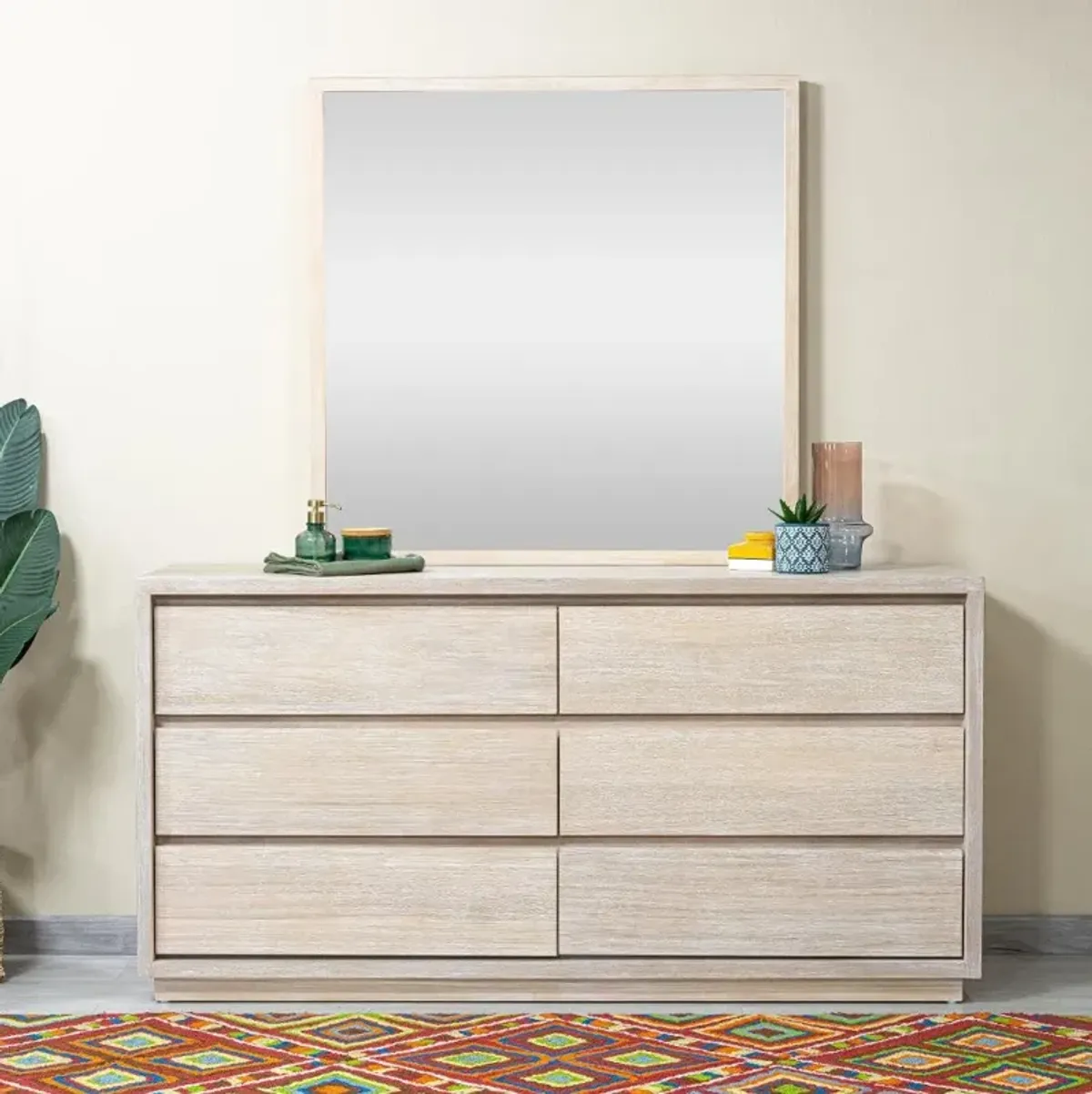 Leah Natural Washed Dresser