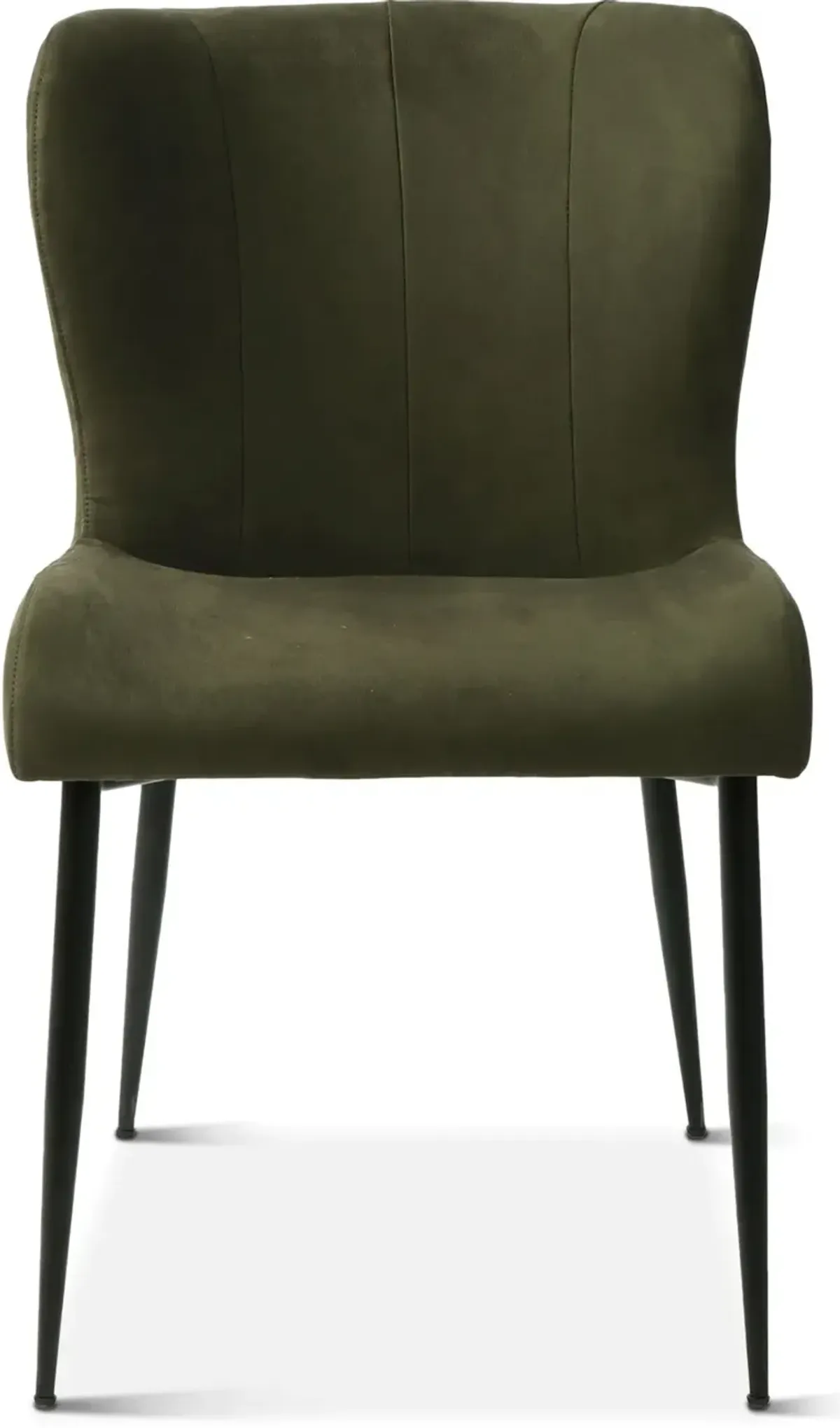 Jennifer Green Suede Dining Chair