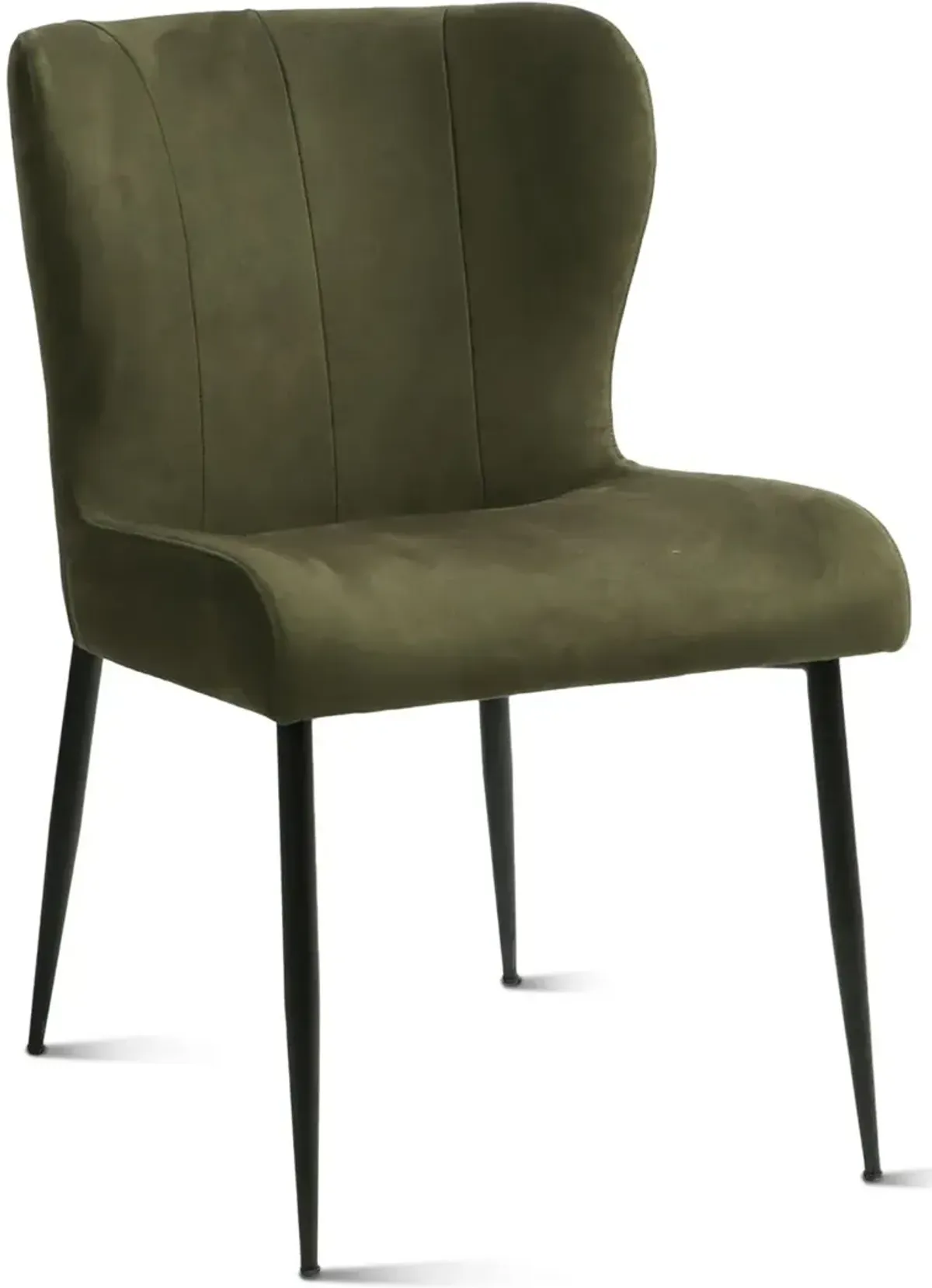 Jennifer Green Suede Dining Chair