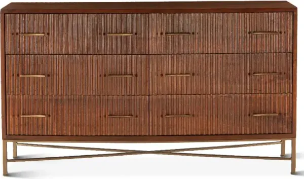 Cosmopolitan Honey Brown Dresser