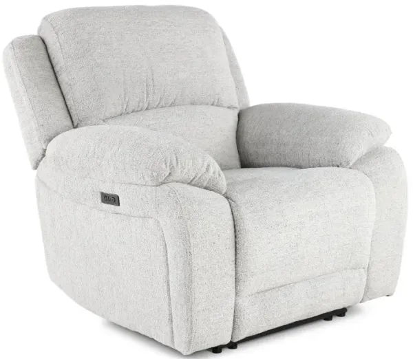 Sahara Nickle Light Gray Power Recliner